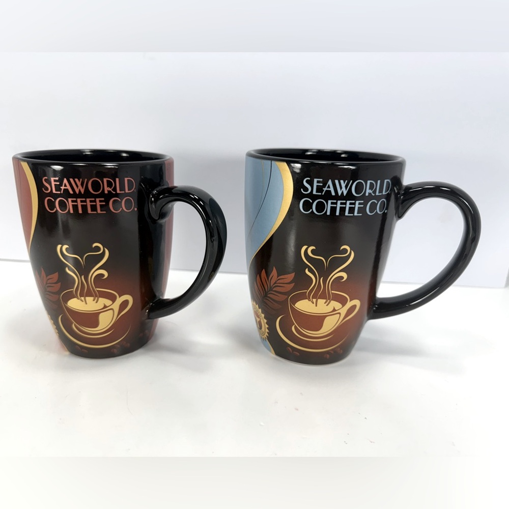 SeaWorld Coffee Co. Set of Two Mugs